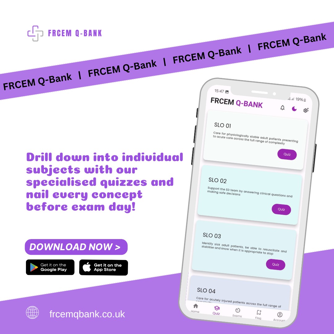 Master Your FRCEM Finals with FRCEM Q-Bank: Your All-in-One Exam Preparation Solution